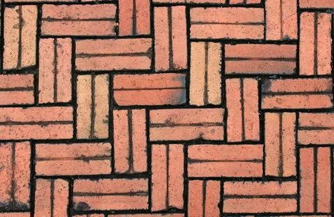 Background of brick wall texture Stock Photos