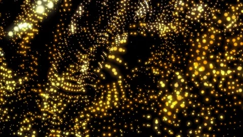 Background Bright abstraction from yellow circles Vídeo Stock 106962442