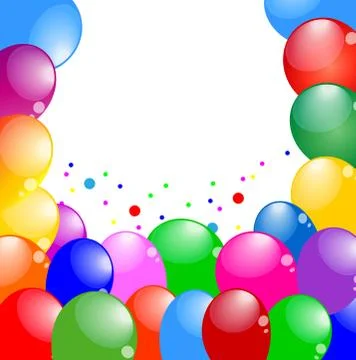 Background with bright air marbles Stock Illustration