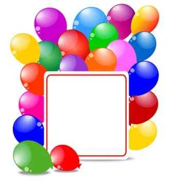 Background with bright air marbles Stock Illustration