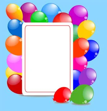 Background with bright air marbles Stock Illustration