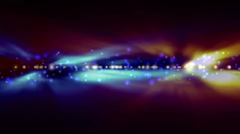 Background with bright blue and orange lights blurred Video stock 62534821