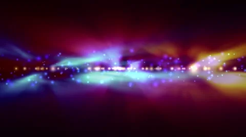 Background with bright blue and red lights blurred Video stock 62534924