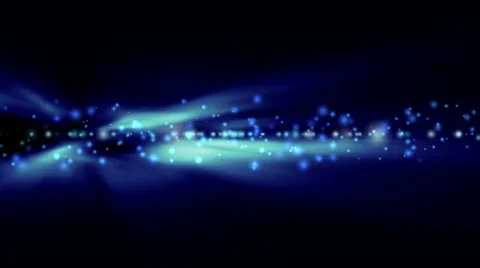 Background with bright blue lights blurred Video stock 62534850