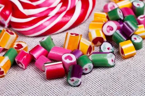 Background bright candy caramel Photos