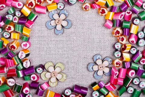 Background bright candy caramel Foto stock