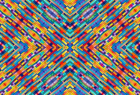 Background with bright colorful abstract pattern Stock Illustration