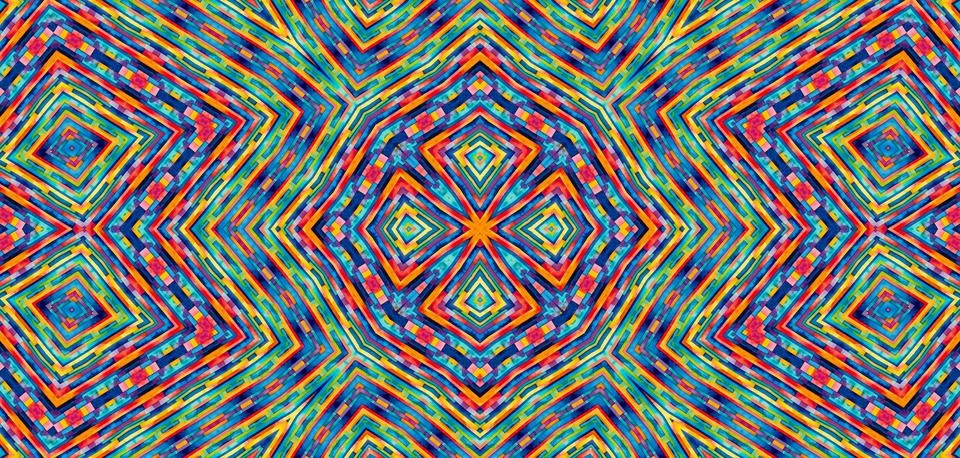 Background with bright colorful abstract pattern Stock Illustration