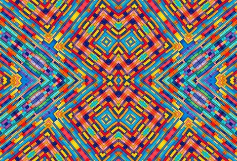 Background with bright colorful abstract pattern Stock Illustration