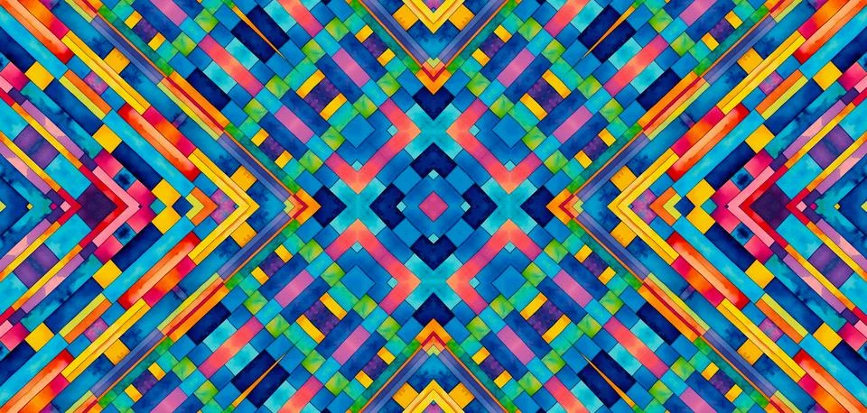 Background with bright colorful abstract pattern Stock Illustration