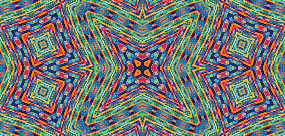 Background with bright colorful abstract pattern Stock Illustration