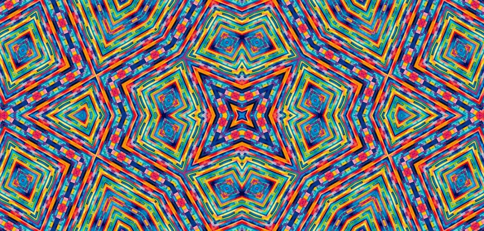 Background with bright colorful abstract pattern Stock Illustration