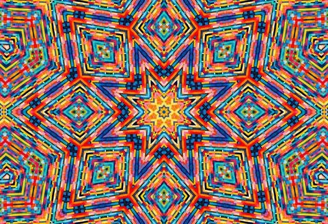 Background with bright colorful abstract pattern Stock Illustration