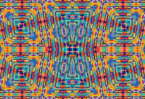Background with bright colorful abstract pattern Stock Illustration