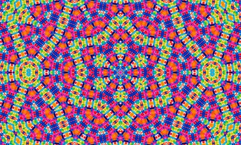 Background with bright colorful abstract pattern Illustrazione stock