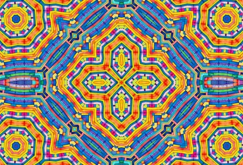 Background with bright colorful abstract pattern Stock Illustration