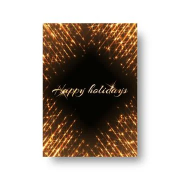 Background with bright flashes Stock Illustration