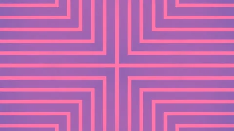 Background with bright floating stripes of light. 3d rendering animation 4K Stock Footage 233246005