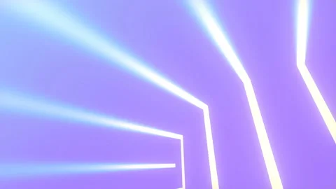 Background with bright floating strips of light. 3d rendering loop animation 4K Stock Footage 231478623