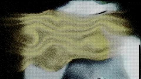 Background with bright glowing spots pattern with pixels and noise. Motion Stock Illustration