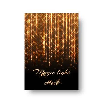 Background with bright lights Stock Illustration