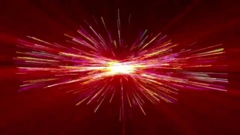 Background of bright red lines Stock Footage 98578471