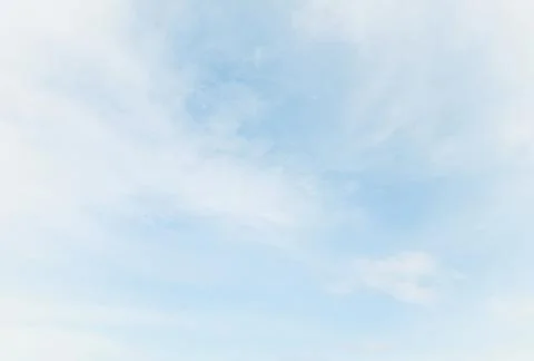 Background of bright sky and background of thin clouds, sky clouds, blue sky Stock Photos