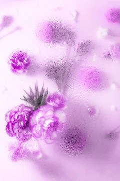 Background from bright spring flowers in full bloom. Foto stock