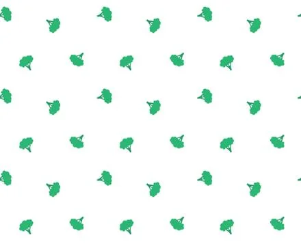 Background with  Broccoli .  broccoli branch seamless pattern vector イラスト素材