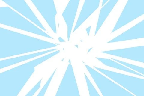 Background with broken glass. Sharp glass shards in flat cartoon style. Vector 스톡 일러스트