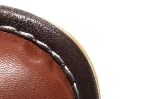 Background of brown leather Stock Photos