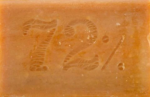 Background of brown soap Foto stock
