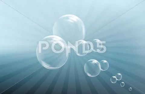 Background with bubbles clip art Stock Illustration