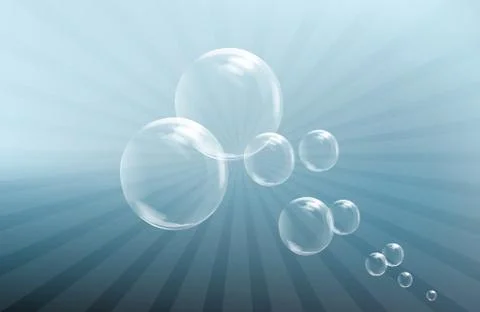 Background with bubbles clip art Stock Illustration