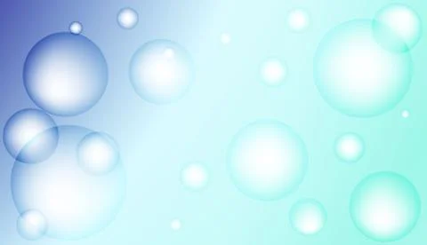 Background with bubbles. Design for your header page, ad, poster, banner. Pas Illustrazione stock