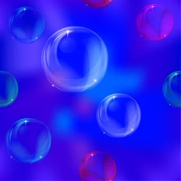 Background, bubbles Illustrazione stock