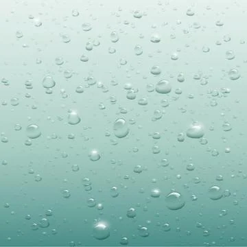 Background of bubbles in water Stock Illustration
