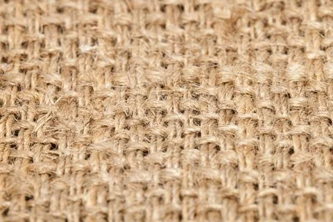 Background of burlap hessian sacking, coarse cloth made of linen Stock Photos
