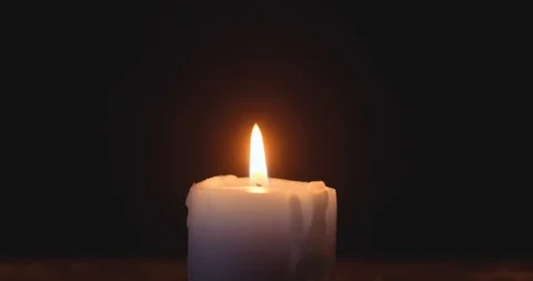 Background with  burning candles Stock Footage 123975363