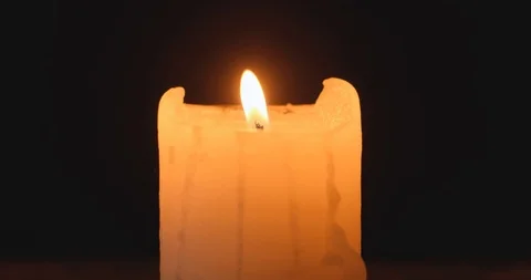 Background with  burning candles Stock Footage 123975433