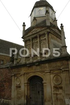 Background business house book england cambridge Stock Photos