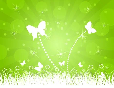 Background of butterflies2 Stock Photos