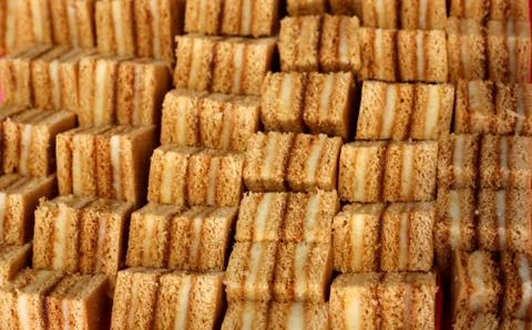 Background with cakes Stock Photos