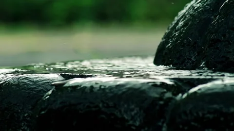 Background Calming pool water flow Stock-Footage 257387542