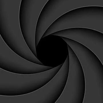 Background with camera lens shutter Stock Illustration