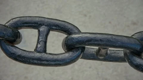 Background, the camera moves along the chain Stock Footage 55806242