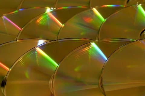 Background from cd disks Stock Photos