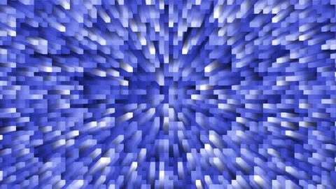 Background with changing blue square pattern with radial glow moving from right Stock Footage 115814619