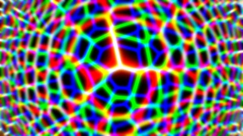 Background with changing chromatic pattern moving from left to right Video stock 115812009