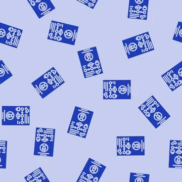 Background check interview job glyph vector seamless pattern Illustrazione stock